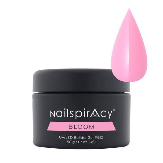Nailspiracy builder gel essential jar bloom g12