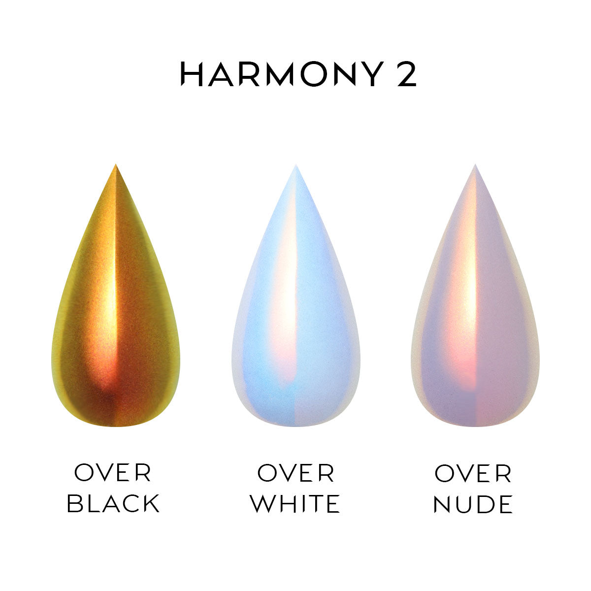Nailspiracy chrome powder collection harmony 2