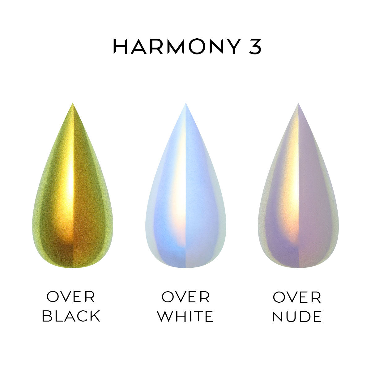 Nailspiracy chrome powder collection harmony 3