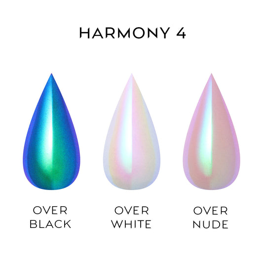 Nailspiracy chrome powder collection harmony 4