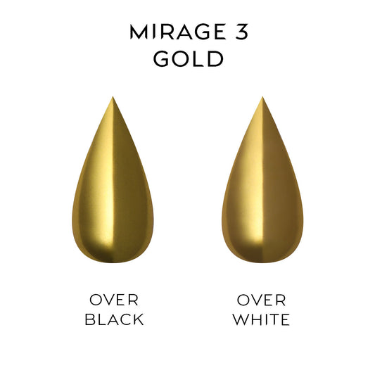 Nailspiracy chrome powder collection mirage gold 3