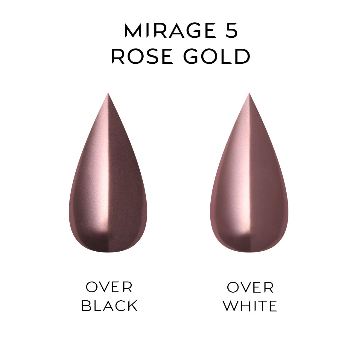 Nailspiracy chrome powder collection mirage rose gold 5