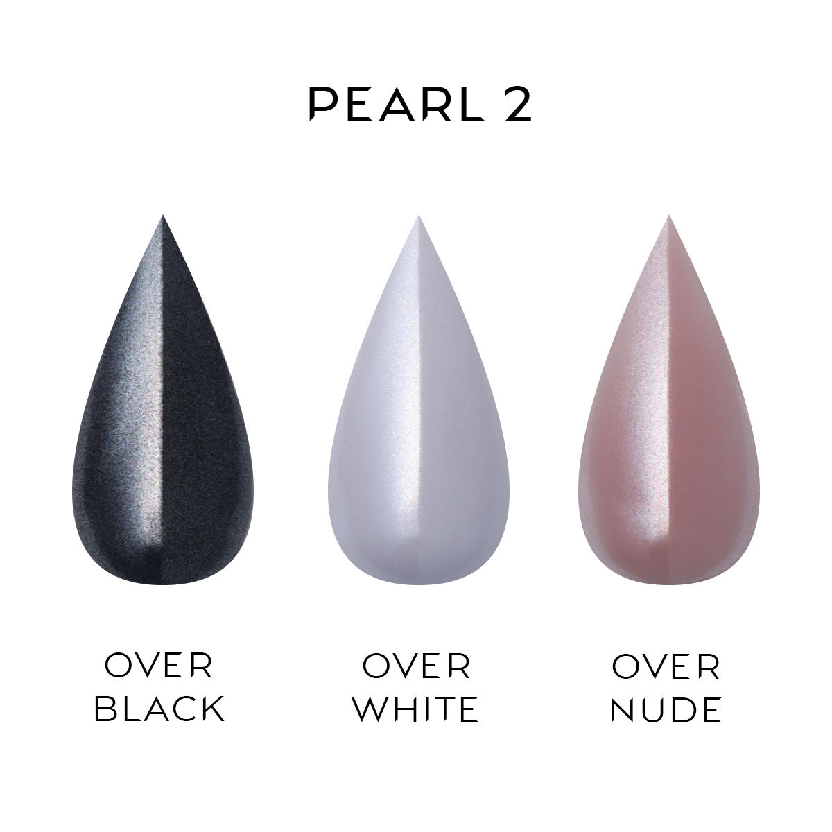 Nailspiracy chrome powder collection pearl 2