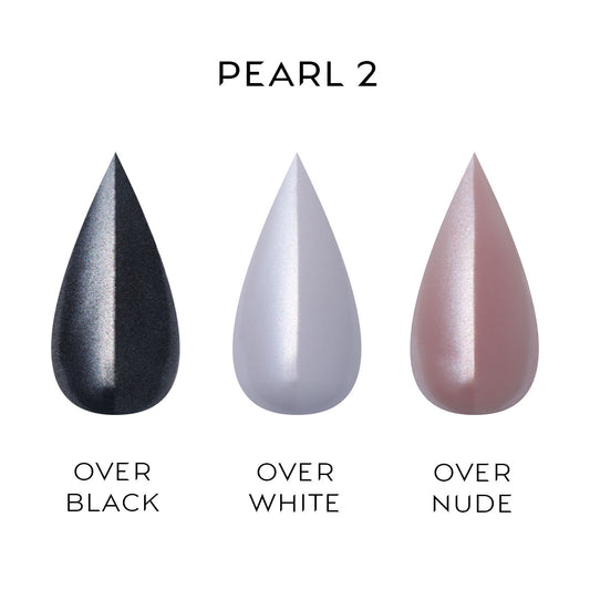 Nailspiracy chrome powder collection pearl 2