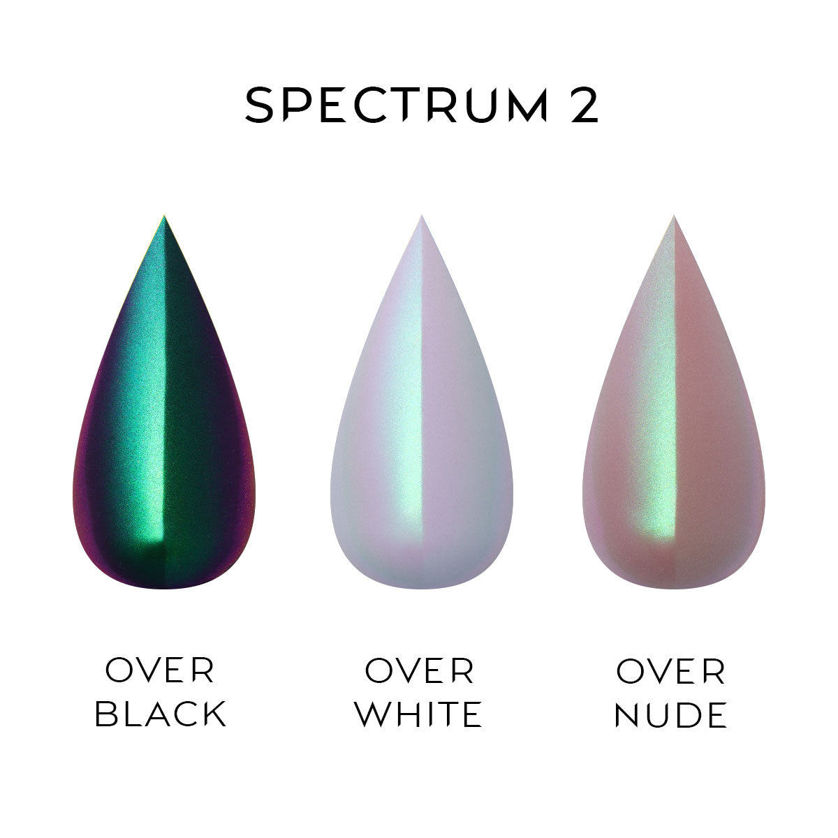 Nailspiracy chrome powder collection spectrum 2
