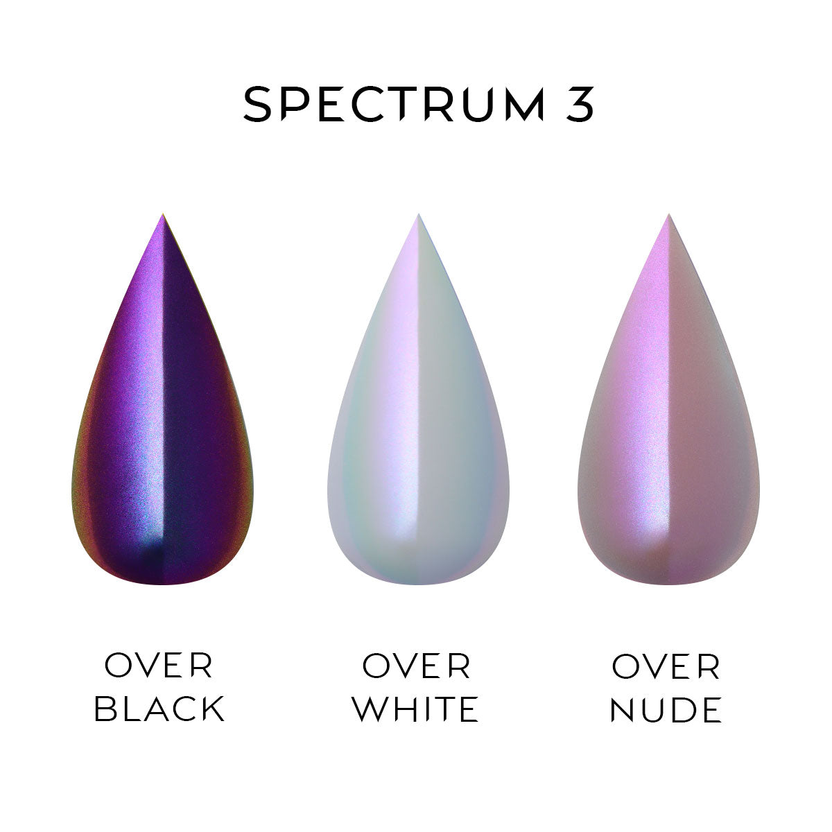 Nailspiracy chrome powder collection spectrum 3