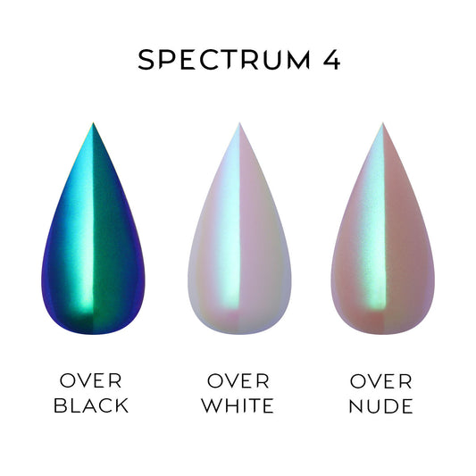 Nailspiracy chrome powder collection spectrum 4
