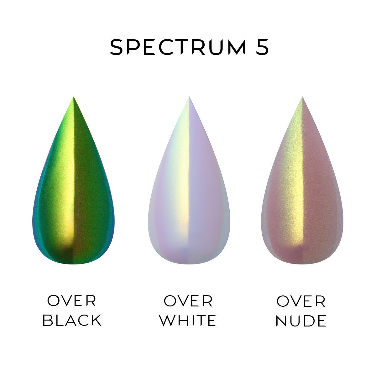 Nailspiracy chrome powder collection spectrum 5