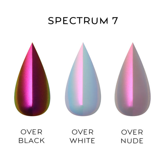 Nailspiracy chrome powder collection spectrum 7
