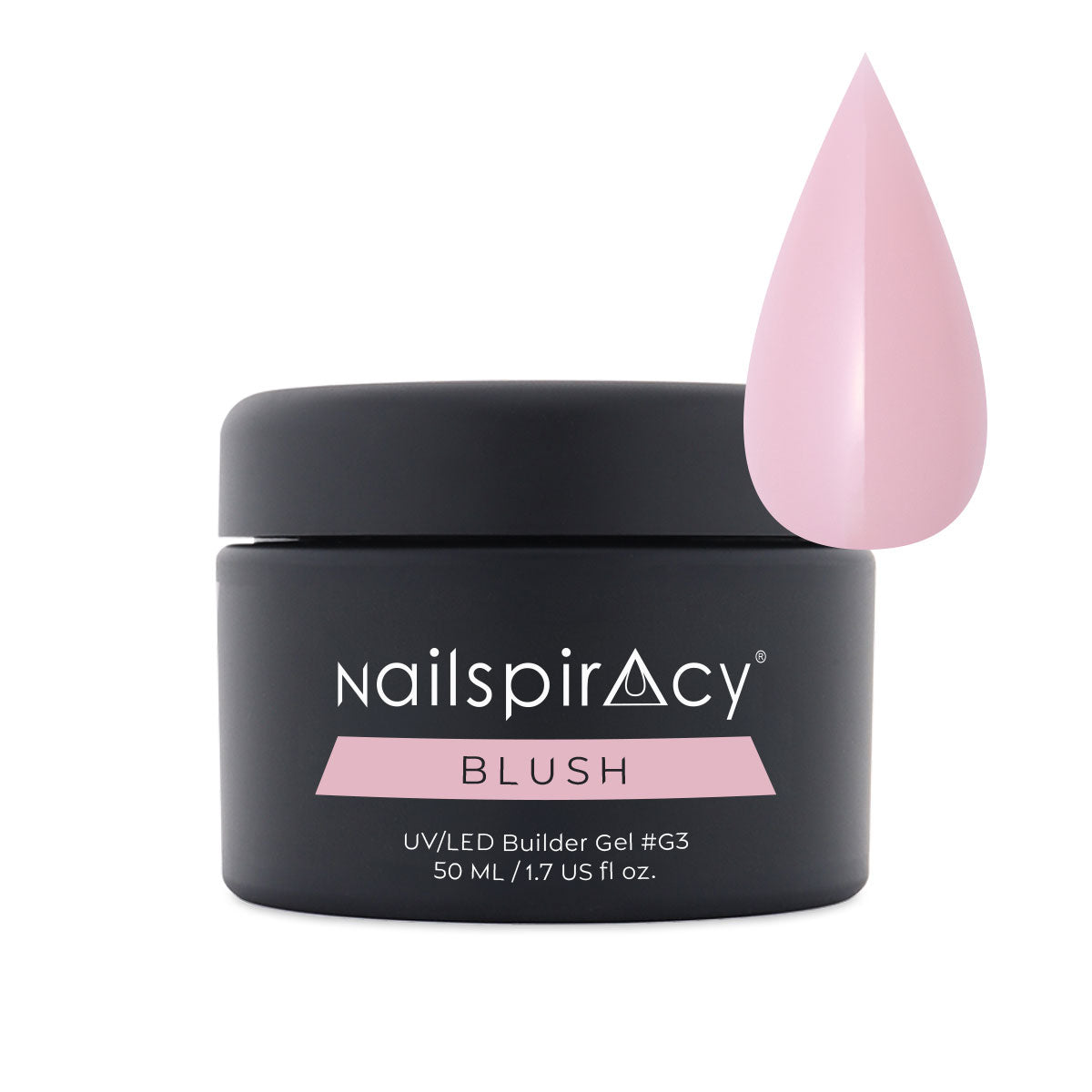 Nailspiracy builder gel jar blush g3