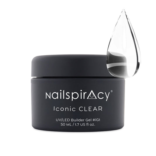 Nailspiracy builder gel jar iconic clear 1