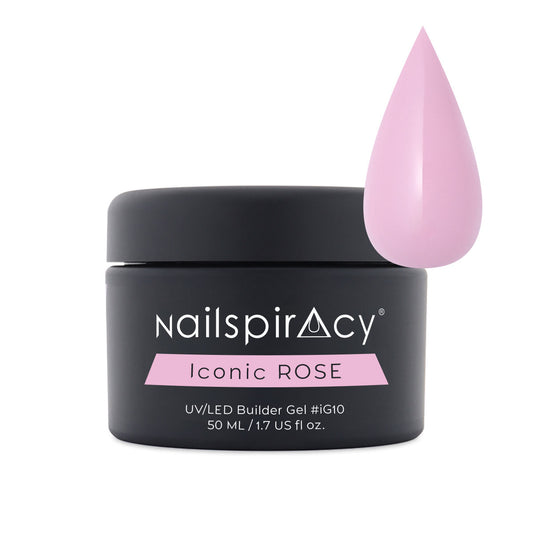 Nailspiracy builder gel jar iconic rose ig10