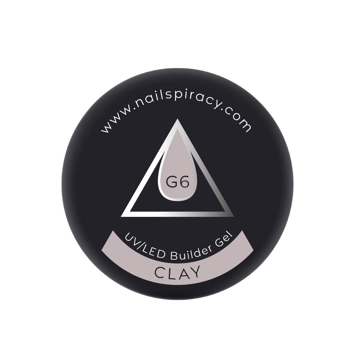 Nailspiracy builder gel jar lid clay g6