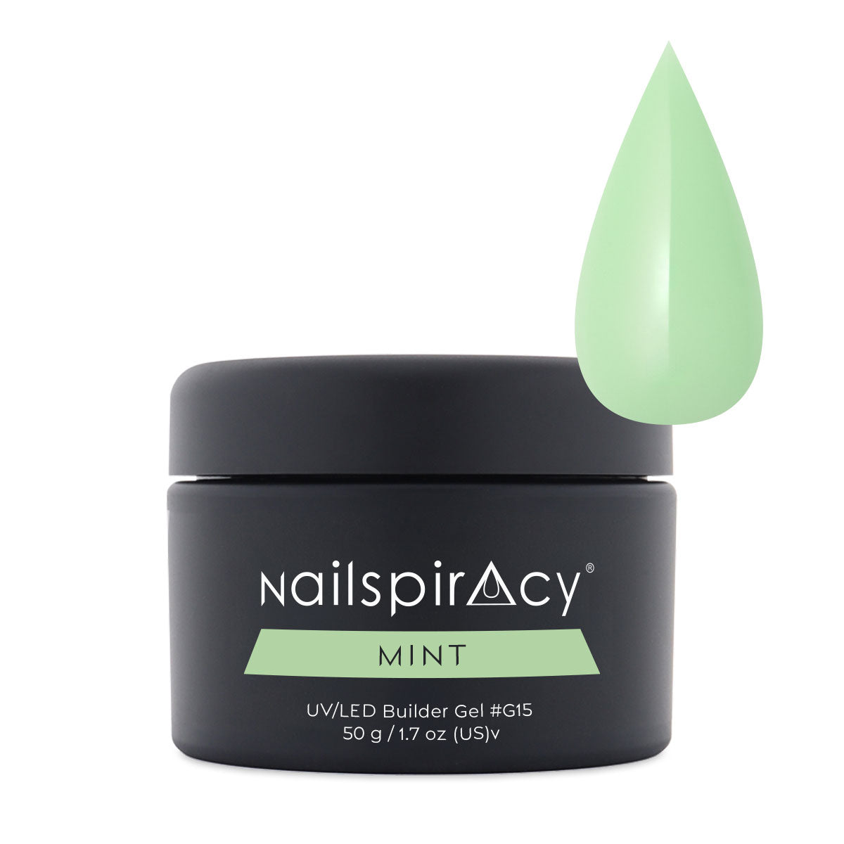 Nailspiracy builder gel jar mint g15