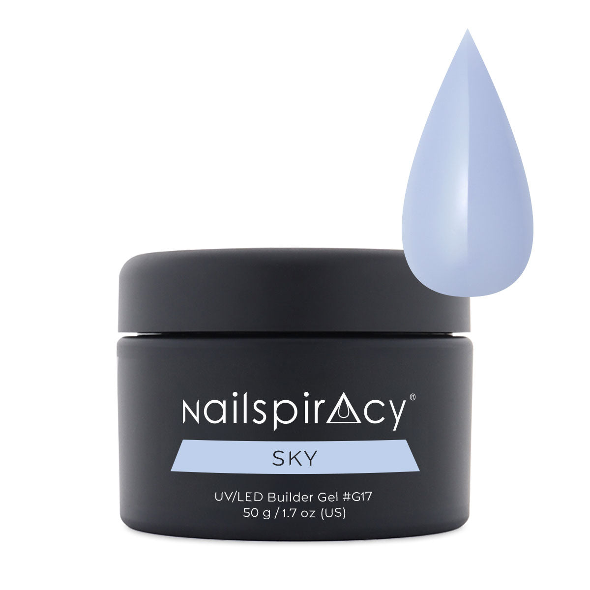 Nailspiracy builder gel jar sky g17