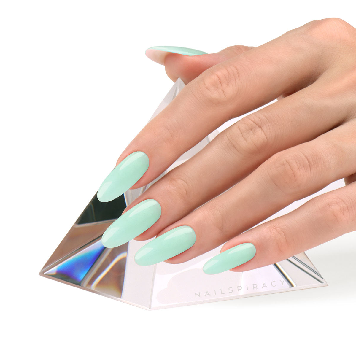 Nailspiracy builder gel showcase aqua g16