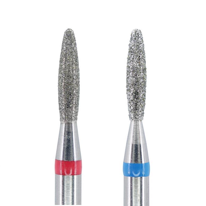 Nailspiracy diamond nail drill bit flame 1.8mm coarse medium grit