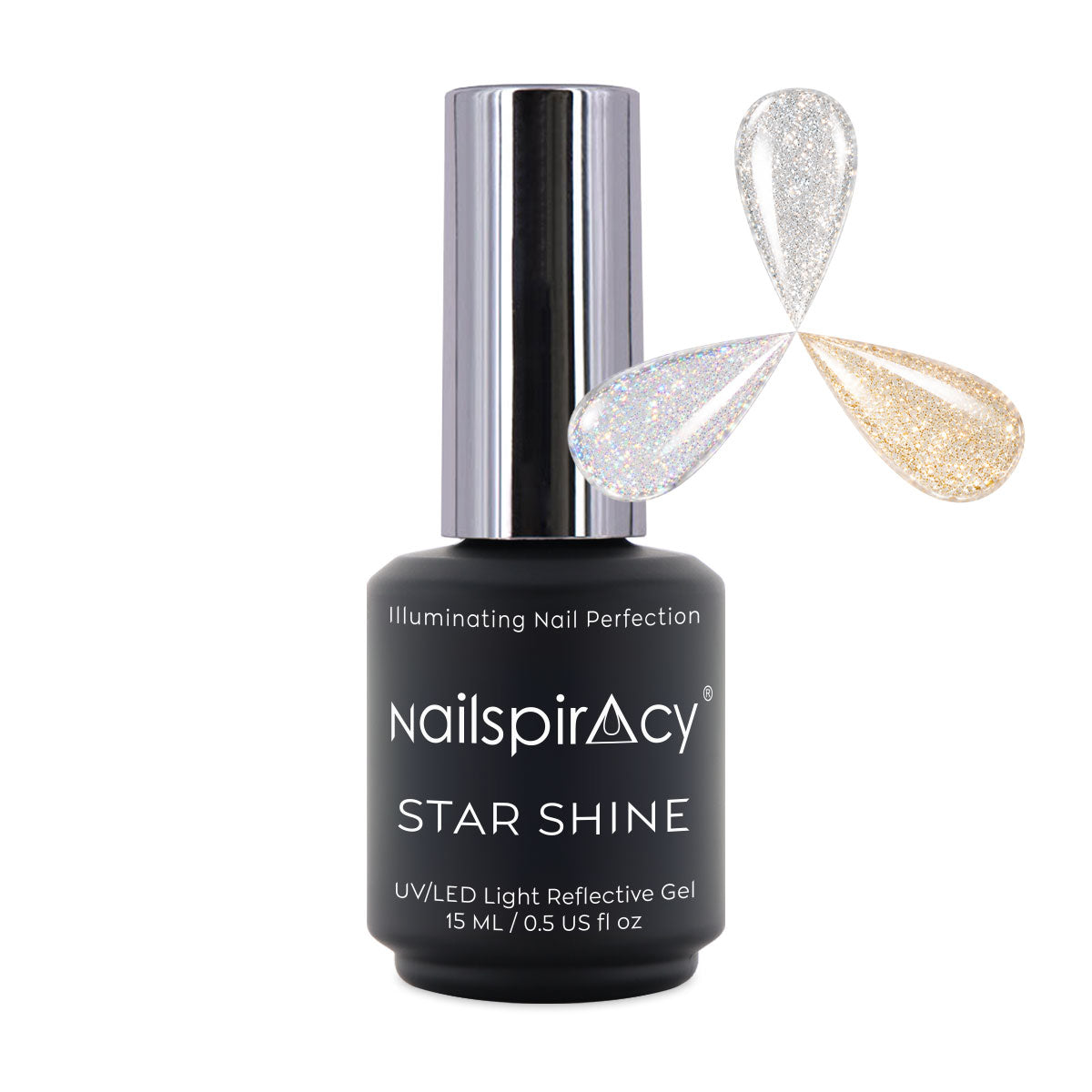 Nailspiracy SHINE light-reflective top coat, 15g