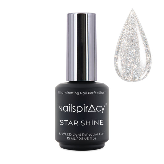 Nailspiracy STAR SHINE light-reflective top coat, 15g