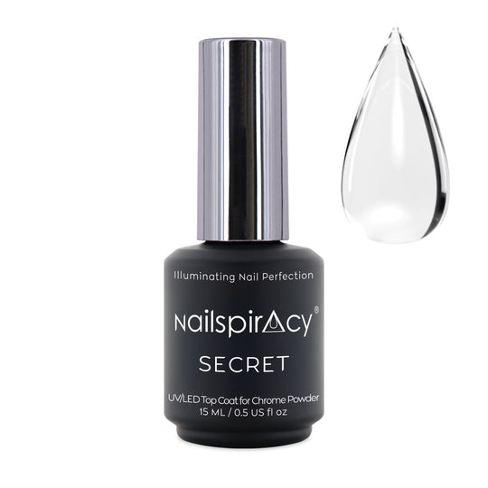 Nailspiracy top coat for chrome powder secret 15g