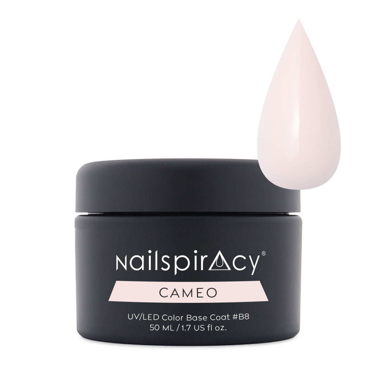 Nailspiracy base coat jar 50g cameo b8
