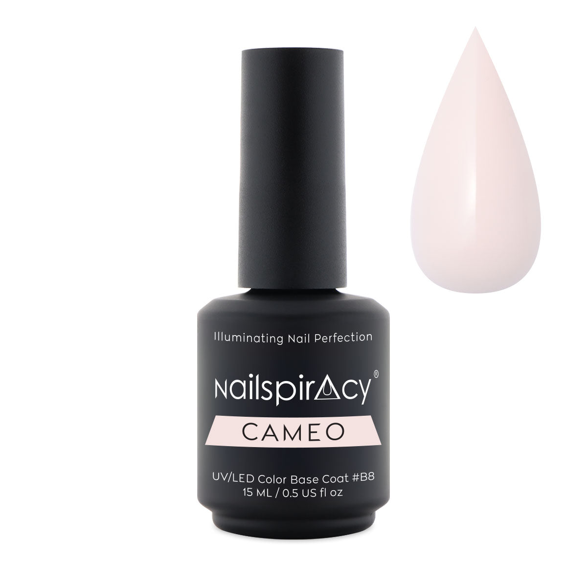 Nailspiracy base coat bottle 15g cameo b8jpg