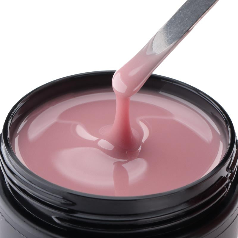 Nailspiracy builder gel essential blush g3 50ml close up 2