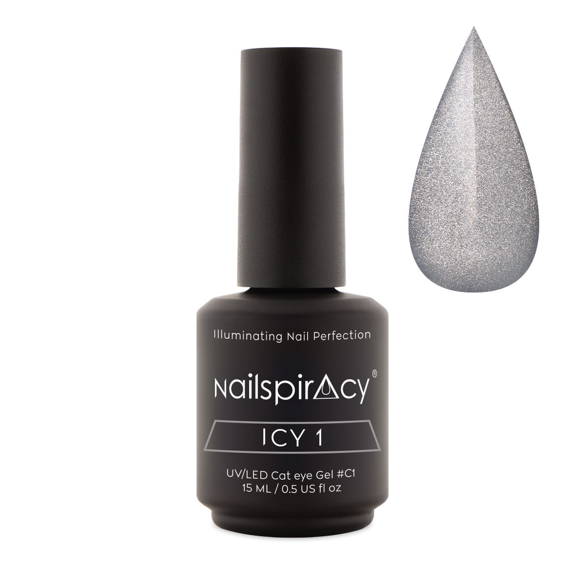 Nailspiracy cat eye icy 1 silver