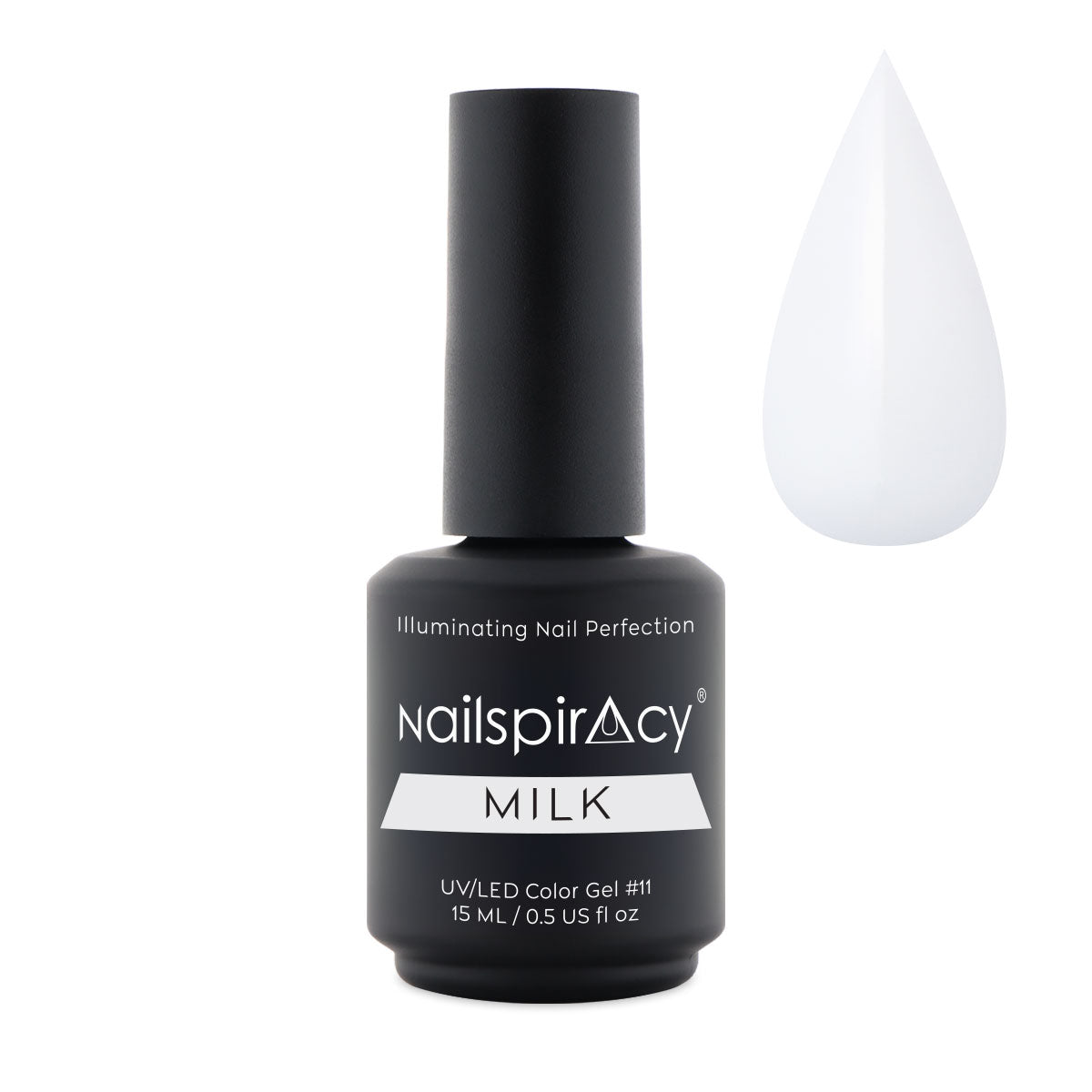Nailspiracy gel polish milk white 15g
