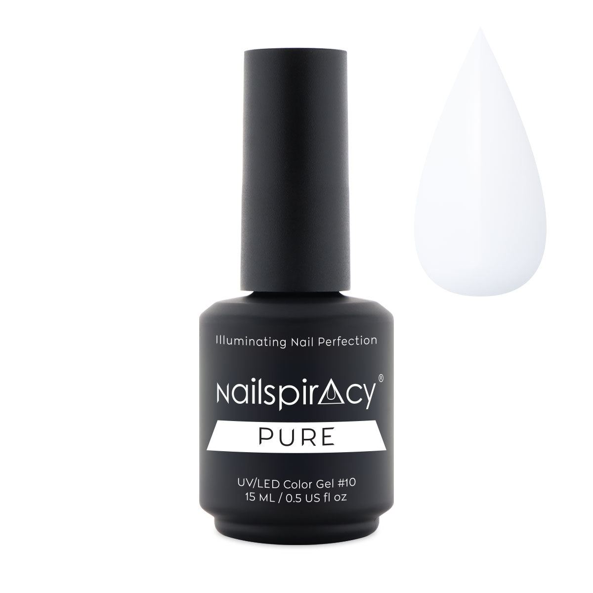 Nailspiracy gel polish pure white 15g