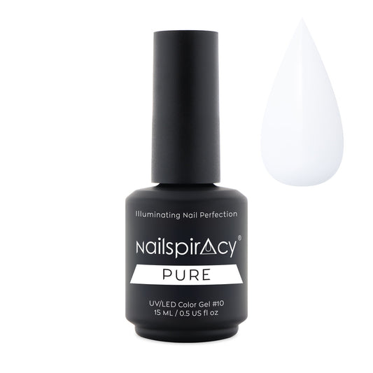 Nailspiracy gel polish pure white 15g