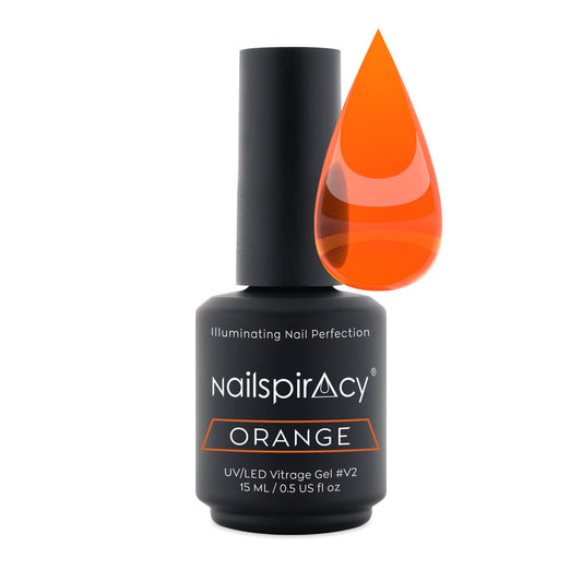 Nailspiracy gelly vitrage gel orange v2