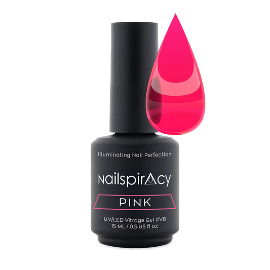 Nailspiracy gelly vitrage gel pink v8