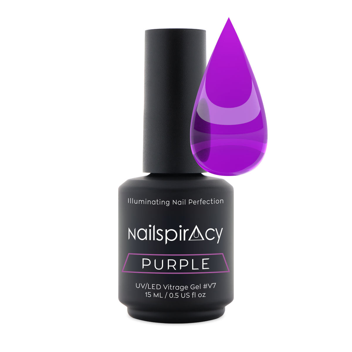 Nailspiracy gelly vitrage gel purple v7