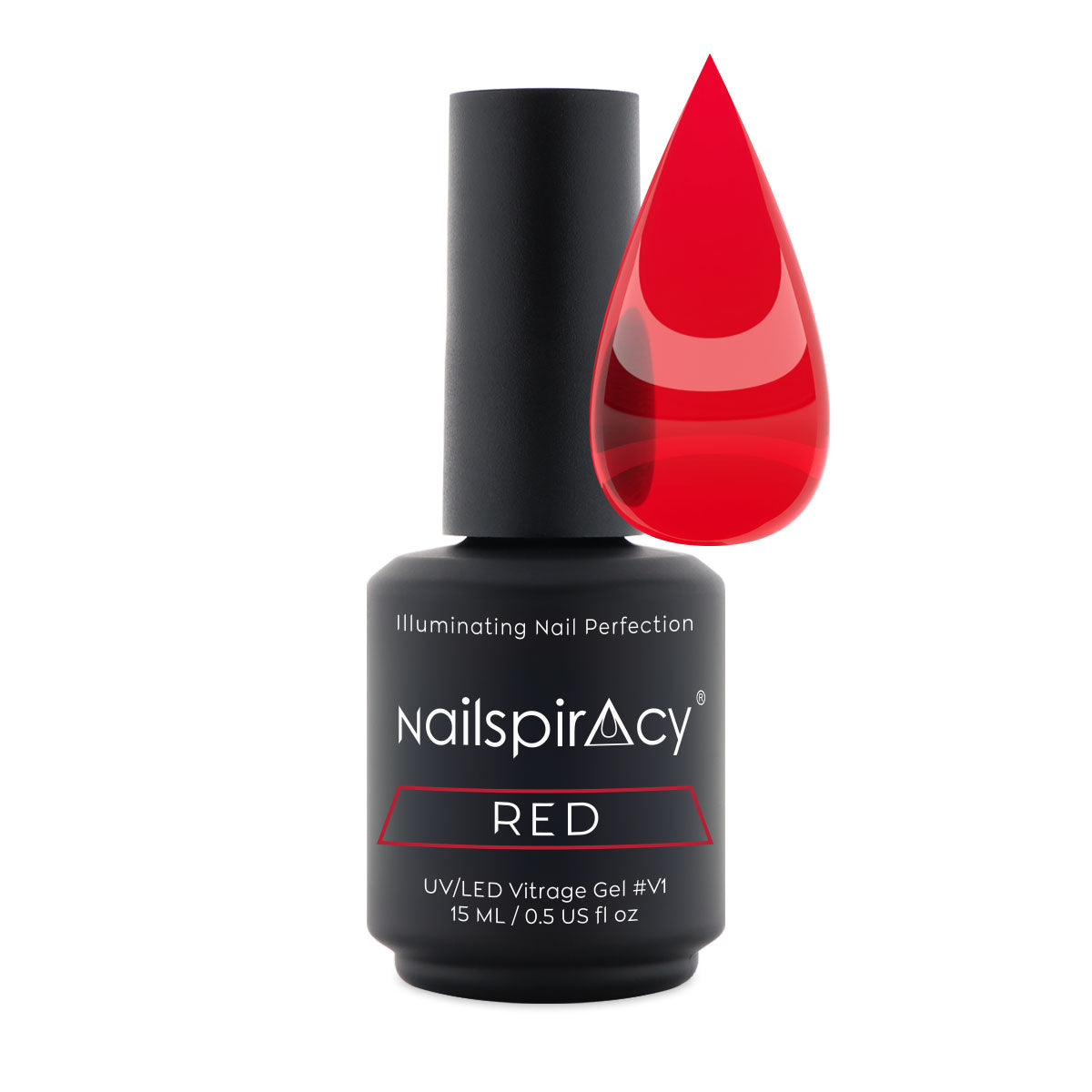 Nailspiracy gelly vitrage gel red v1