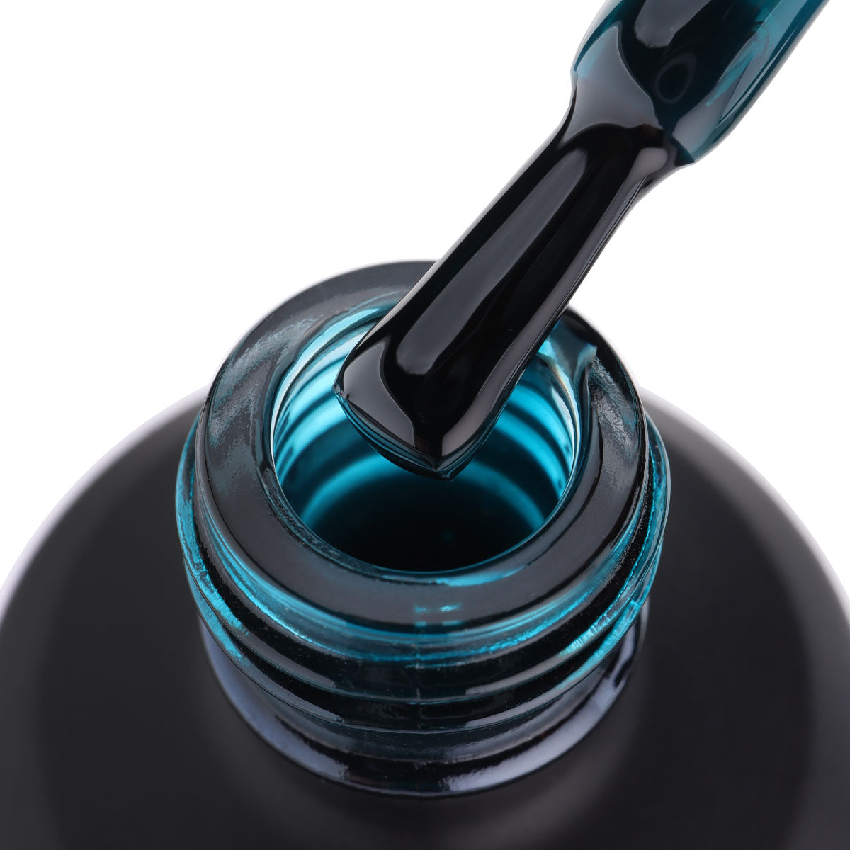 Nailspiracy gelly vitrage gel teal v5 macro