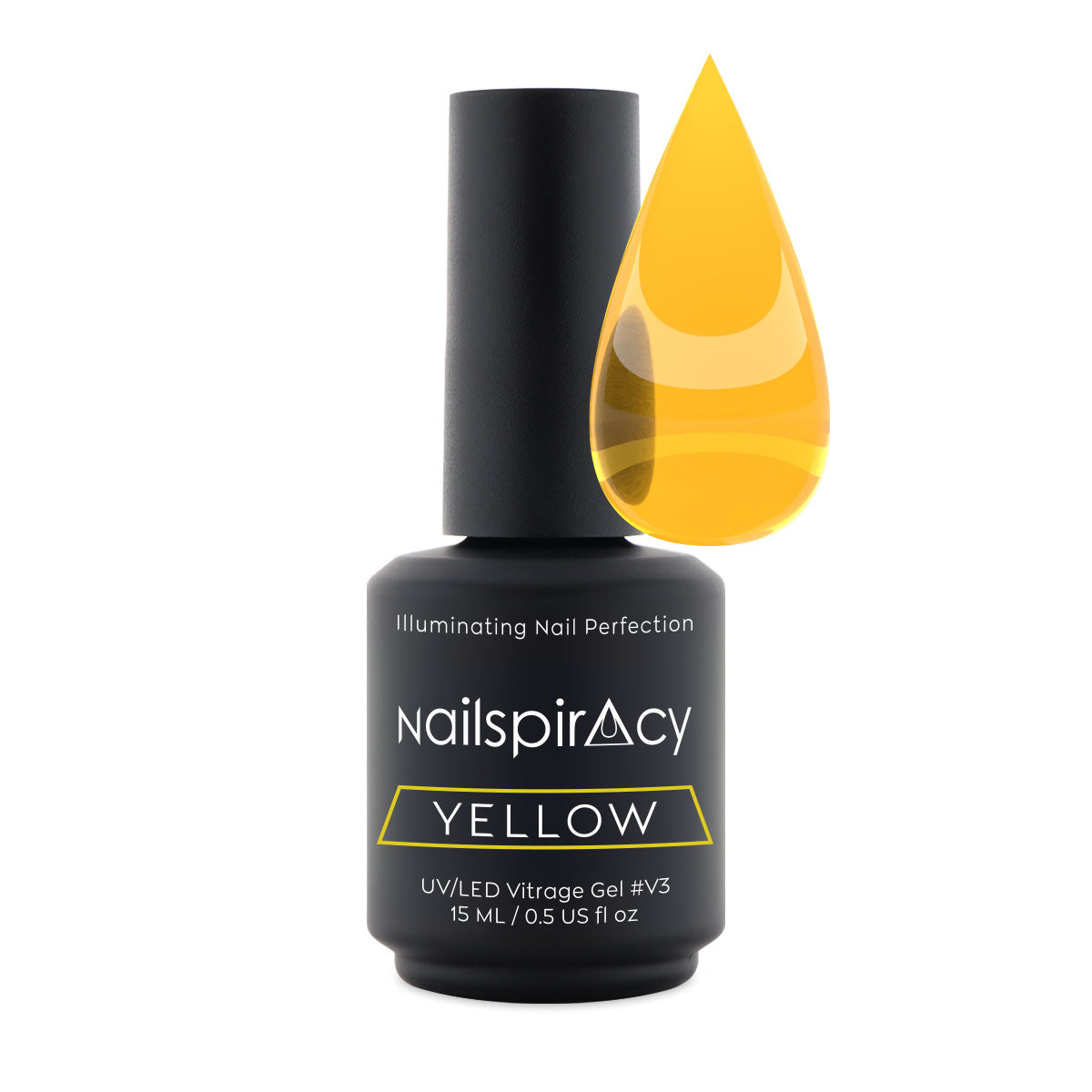 Nailspiracy gelly vitrage gel yellow v3